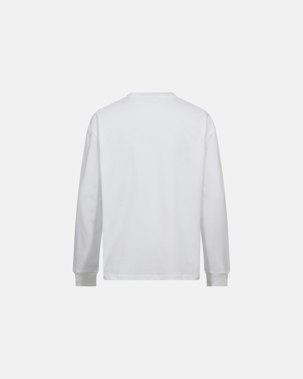 Resteröds Long-sleeved T-shirt "ted" | 100% Cotton | White