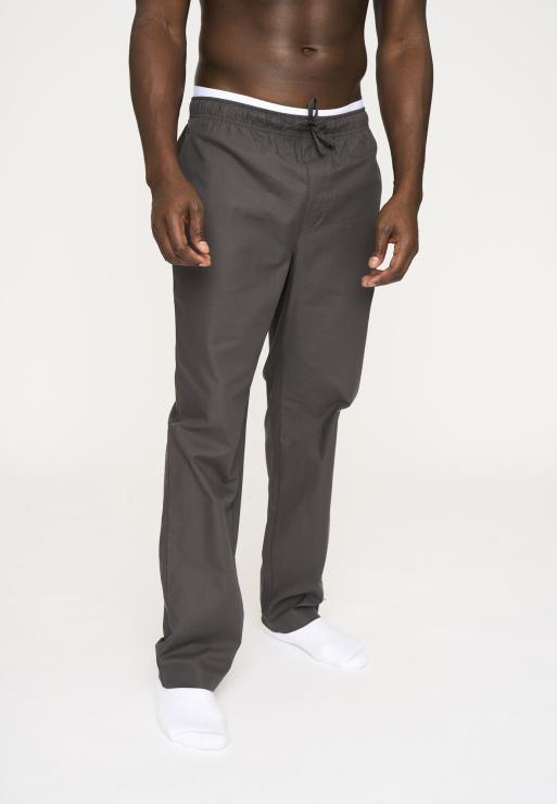Resteröds Pyjama Pants 'Sandman' | 100% Cotton | Dark Gray