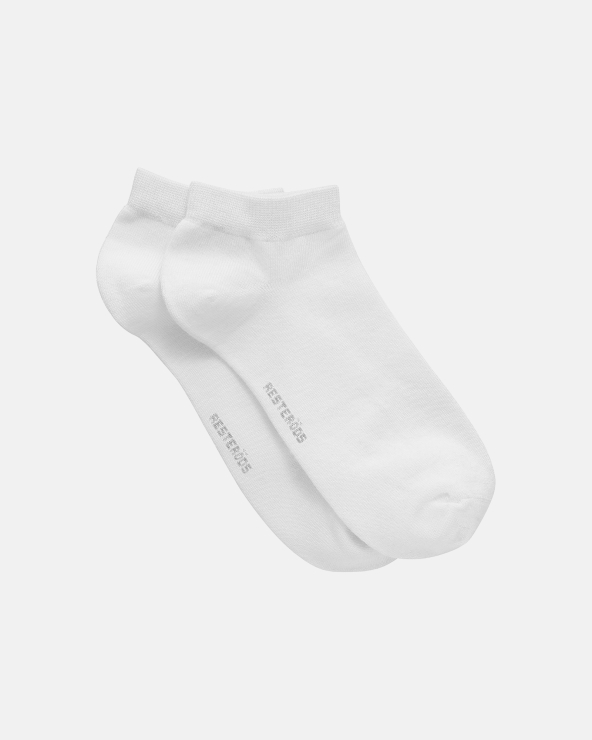 resteröds Ankle Socks Organic Cotton 5-pack | White