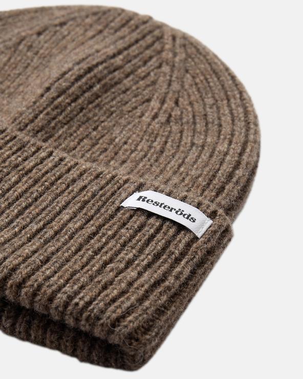 Resteröds Beanie | Dark Sand