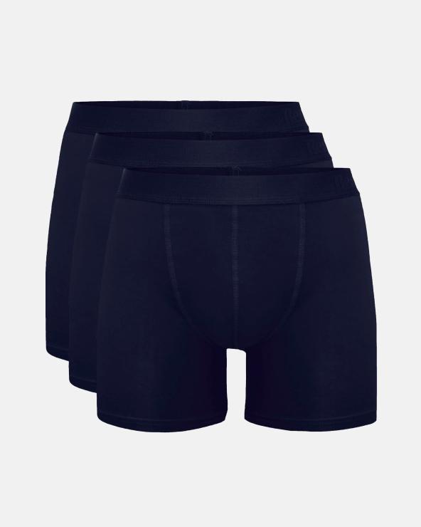 resteröds Boxer Bamboo 3-pack - Long leg | Navy