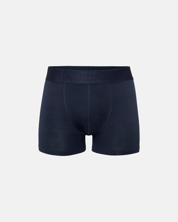 Resteröds Boxer "Gunnar" Organic Cotton 3-pack | Navy