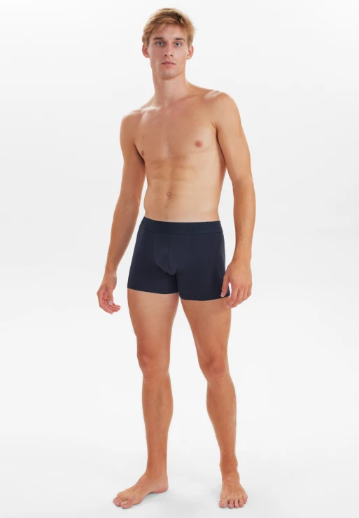 Resteröds Boxer "Gunnar" Organic Cotton 3-pack | Navy