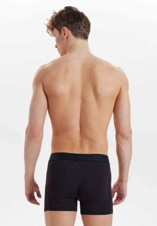 Resteröds Boxer Organic Cotton 7-pack | Black