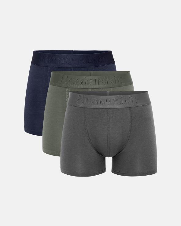 resteröds Boxers "Gunnar" Bamboo 3-pack | Multicolor