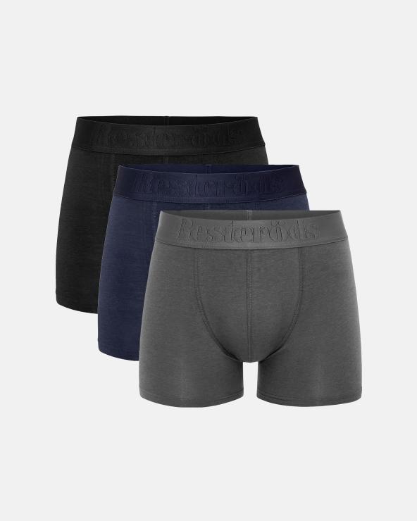 resteröds Boxers "Gunnar" Bamboo 3-pack | Multicolor