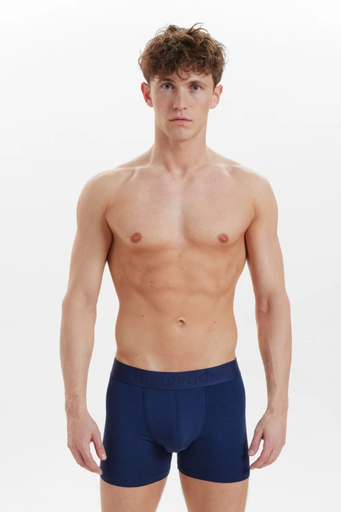 Resteröds Boxers "Gunnar" Bamboo 3-pack | Navy