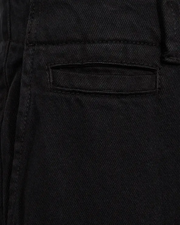 Resteröds Chino 'nas' | 100% Cotton | Black