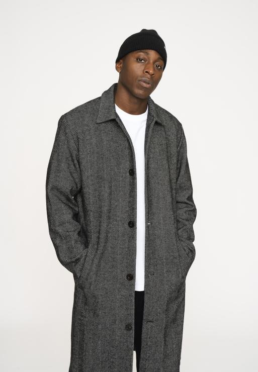 Resteröds Coat 'Harrison' | Wool | Black