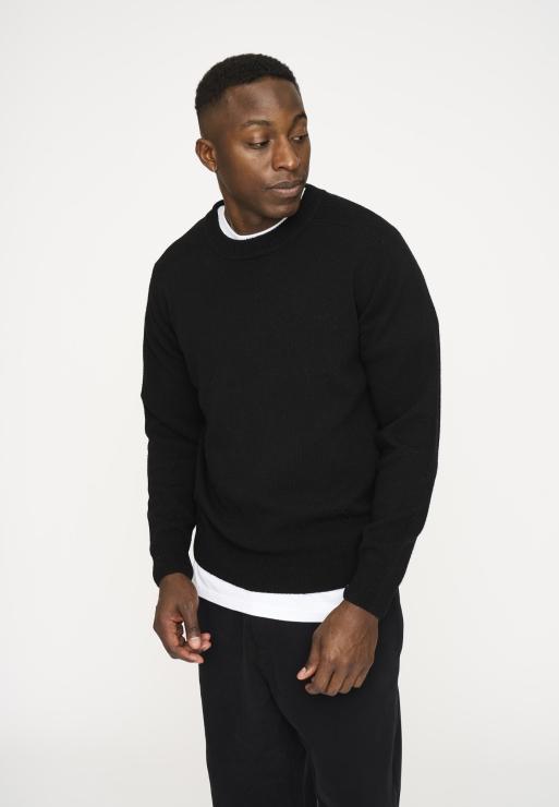 Resteröds Knit Pullover 'Lean' | Wool | Black
