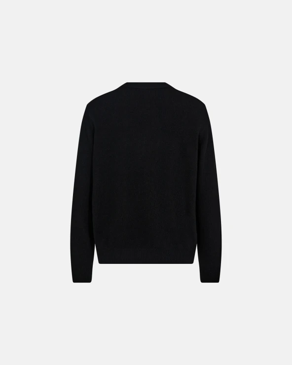 Resteröds Knit Pullover 'Lean' | Wool | Black