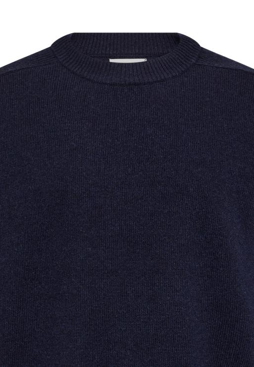 Resteröds Knit Pullover 'lean' | Wool | Navy