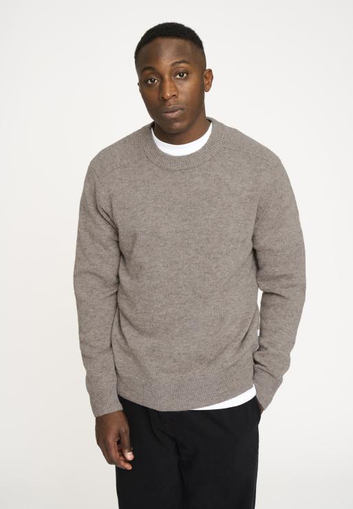 Resteröds Knit Pullover 'Lean' | Wool | Sand