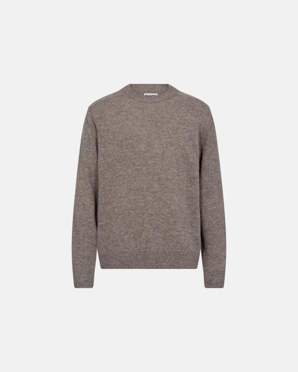 resteröds Knit Pullover 'Lean' | Wool | Sand