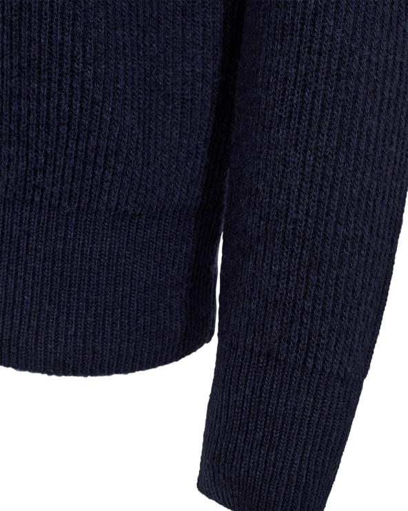 Resteröds Knitted Pullover 'Michael' | Wool | Navy
