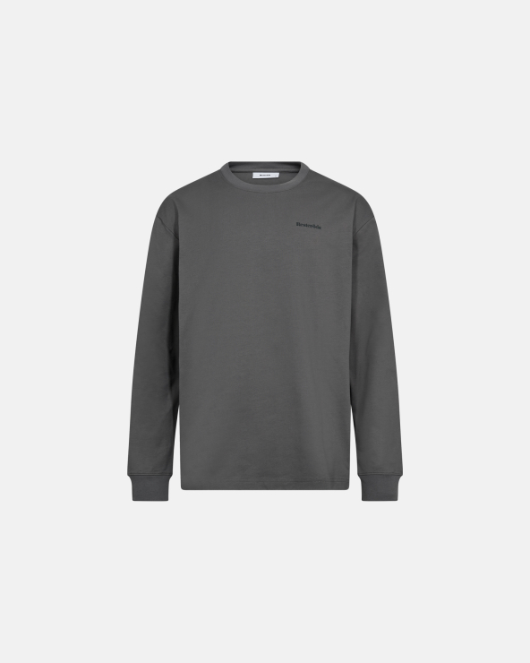 resteröds Long-sleeved t-shirt "ted" | 100% cotton | Grey