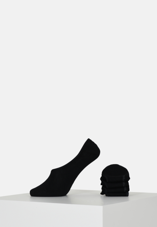 Resteröds No Show Socks Bamboo 5-pack | Black