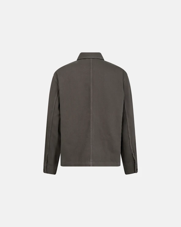 Resteröds Overshirt 'Armstrong' | 100% Cotton | Gray