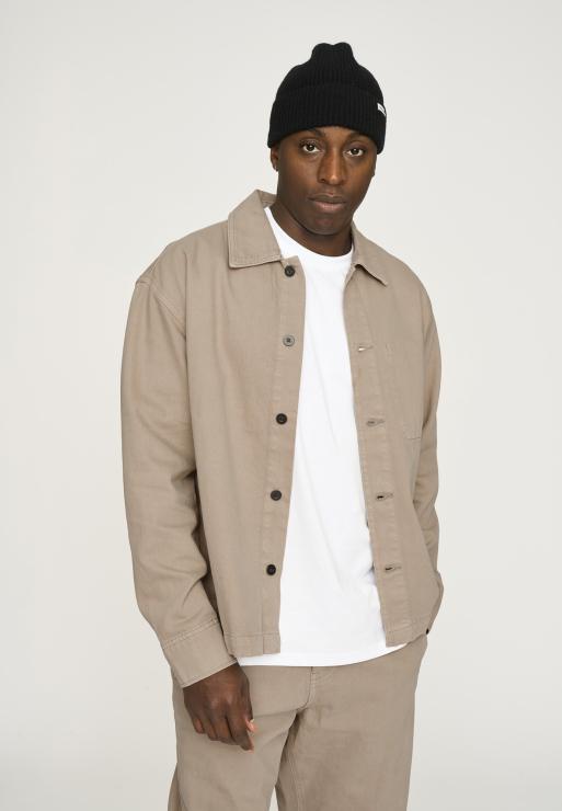 Resteröds Overshirt 'Armstrong' | 100% Cotton | Sand