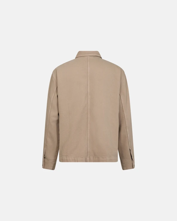 Resteröds Overshirt 'Armstrong' | 100% Cotton | Sand