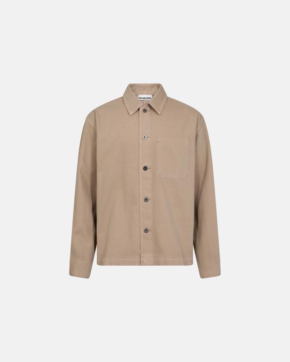 resteröds Overshirt 'Armstrong' | 100% Cotton | Sand