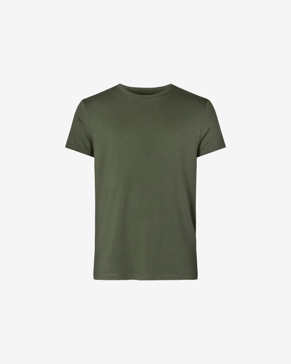 resteröds R-neck Tee Bamboo | Army