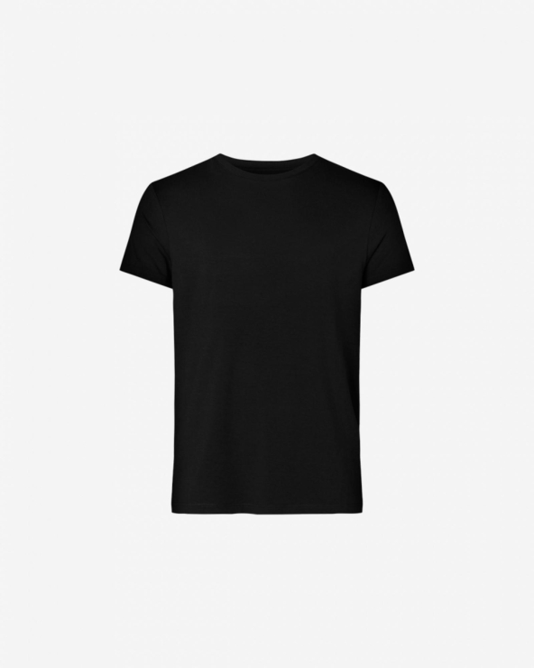 resteröds R-neck Tee Bamboo | Black