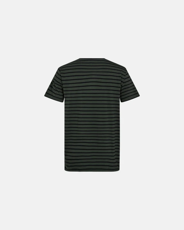 Resteröds R-neck Tee Bamboo | Green/Black