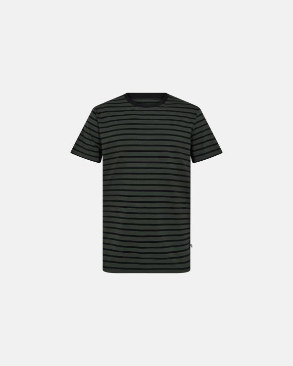 resteröds R-neck Tee Bamboo | Green/Black