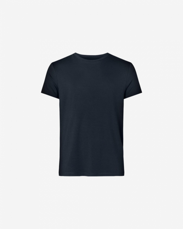 resteröds R-neck Tee Bamboo | Navy