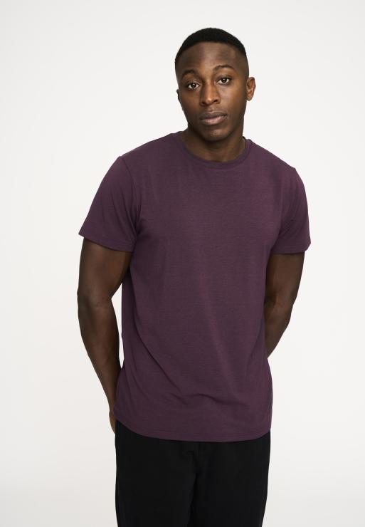 Resteröds R-neck Tee Bamboo | Purple