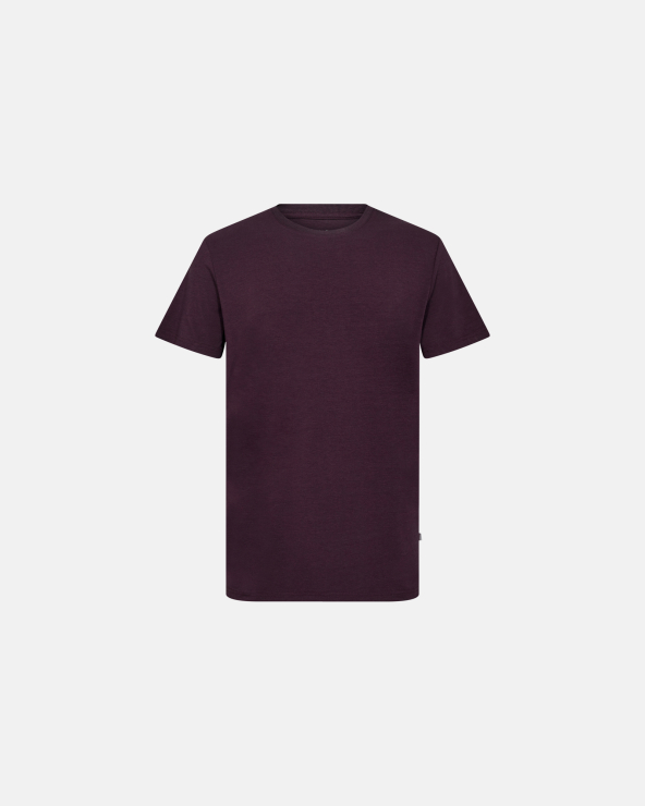 resteröds R-neck Tee Bamboo | Purple