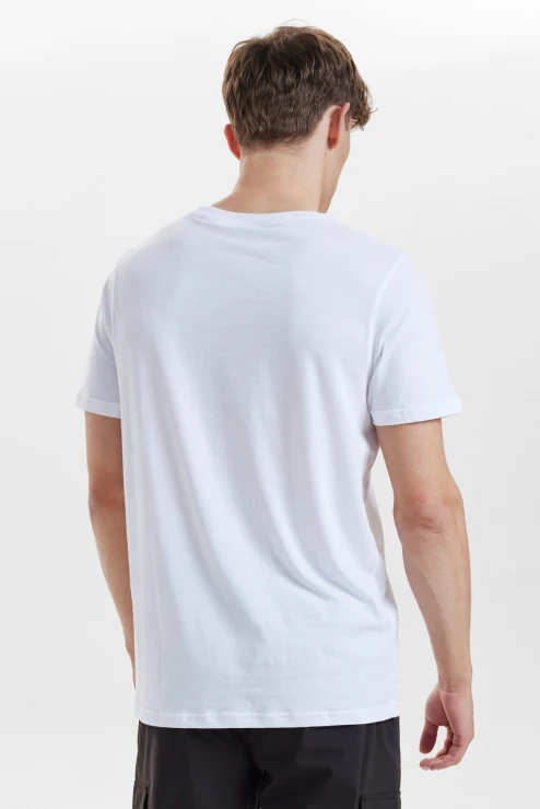 Resteröds R-neck Tee Bamboo | White