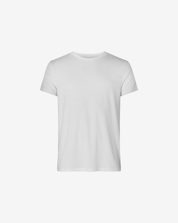 resteröds R-neck Tee Bamboo | White