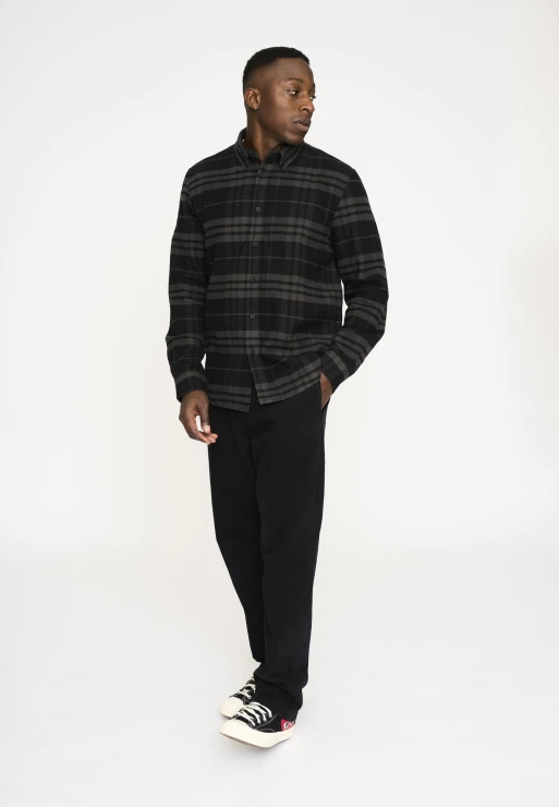Resteröds Shirt "Woody" | 100% Cotton | Black