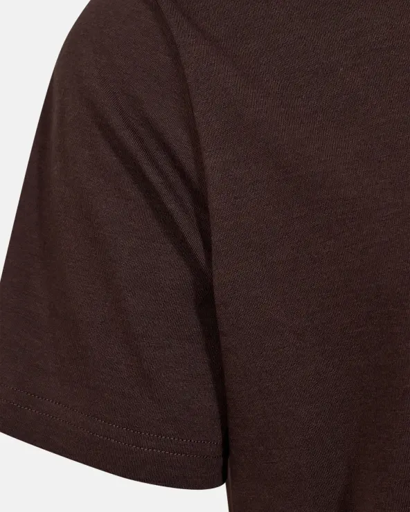 Resteröds T-shirt "o-neck" | Bamboo Viscose | Brown