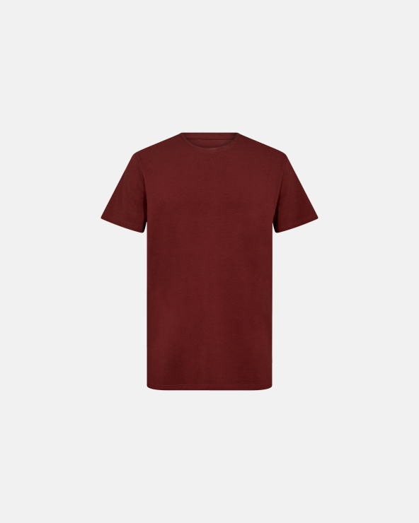 resteröds T-shirt "o-neck" | Bamboo Viscose | Red