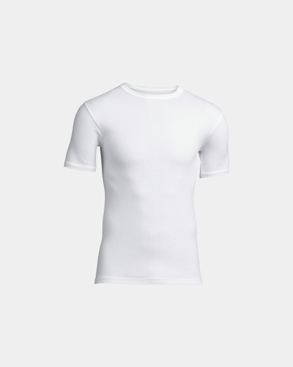 resteröds T-shirt w/Round neck | White