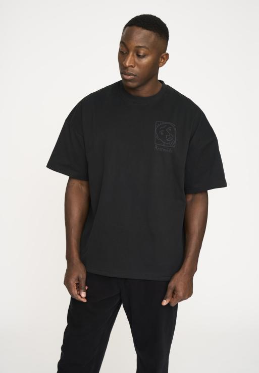 Resteröds T-shirt With Print "dev" | 100% Cotton | Black