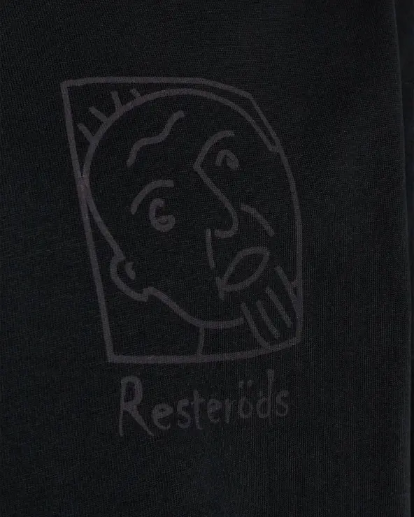 Resteröds T-shirt With Print "dev" | 100% Cotton | Black