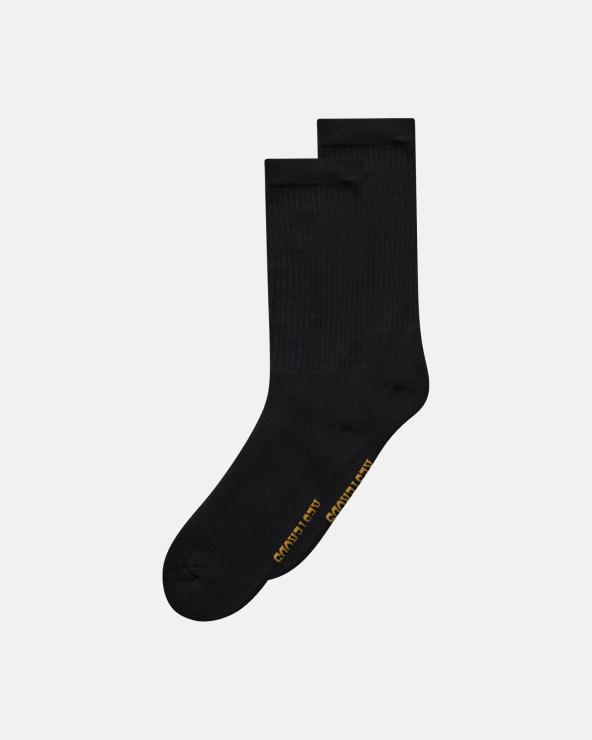 resteröds Tennis socks 2-pack | Cotton | Black/Yellow