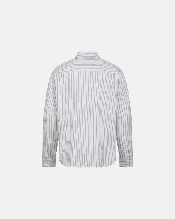 Resteröds Shirt 'Davis' | 100% Cotton | White With Stripes