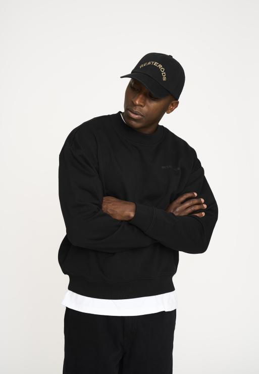 Resteröds Sweatshirt With Crew Neck "drake" | 100% Cotton | Black