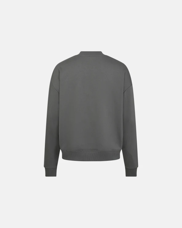 Resteröds Sweatshirt With Crew Neck "drake" | 100% Cotton | Gray