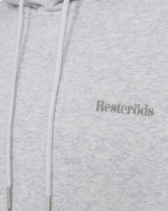 Resteröds Sweatshirt With Hood 'Jay' | 100% Cotton | Light Grey Melange