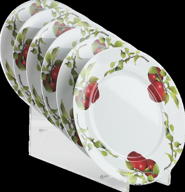 Reston Lloyd 6pc Melamine Dinner Plate Set Harvest Apples