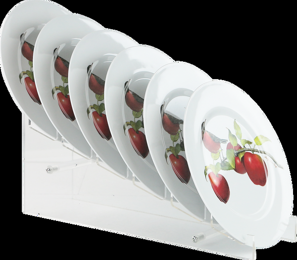 Reston Lloyd 6pc Melamine Salad Plate Set Harvest Apples