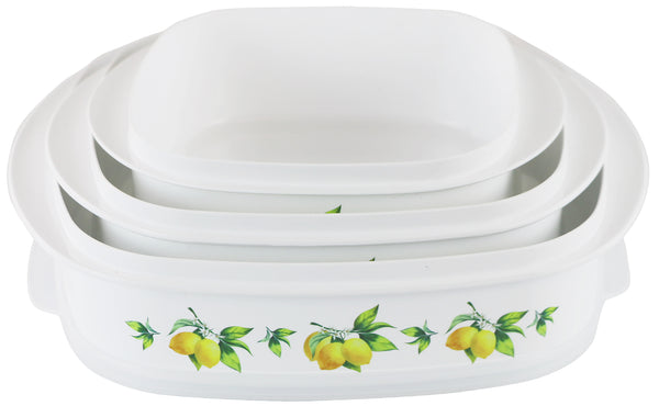 Reston Lloyd 6pc Microwave Cookware & Storage Set Fresh Lemons