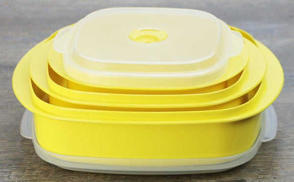 Reston Lloyd 6pc Microwave Cookware & Storage Set Lemon