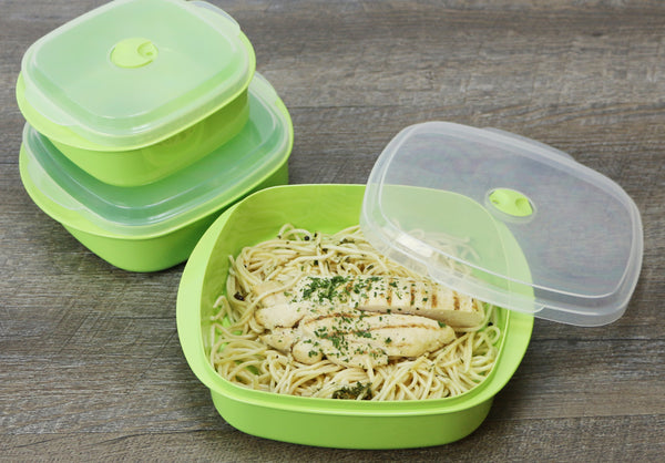 Reston Lloyd 6pc Microwave Cookware & Storage Set Lime